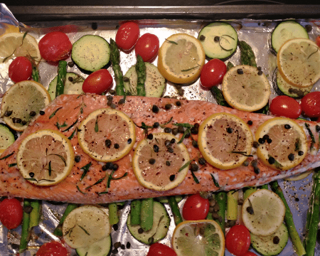 Salmon-with-Lemony-Veggies-Sheet-Pan-Dinner