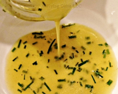 citrus and chive vinaigrette